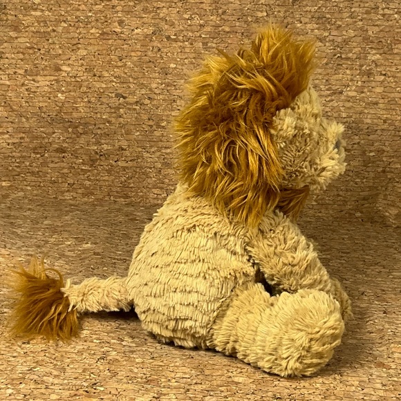 Jellycat Bashful Lion Plush Stuffed Animal 10” Soft Tan Gold Lovey Toy - Picture 3 of 10